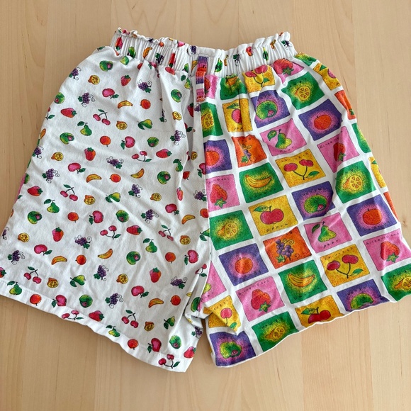 Vintage fruits shorts 100% cotton 12T - Picture 4 of 8